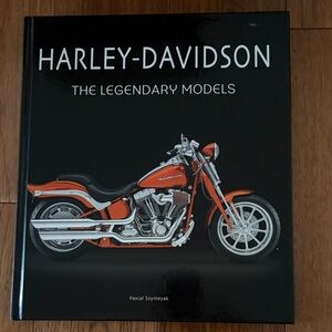 Harley-Davidson The Legendary Models Book - Black and Orange Cover